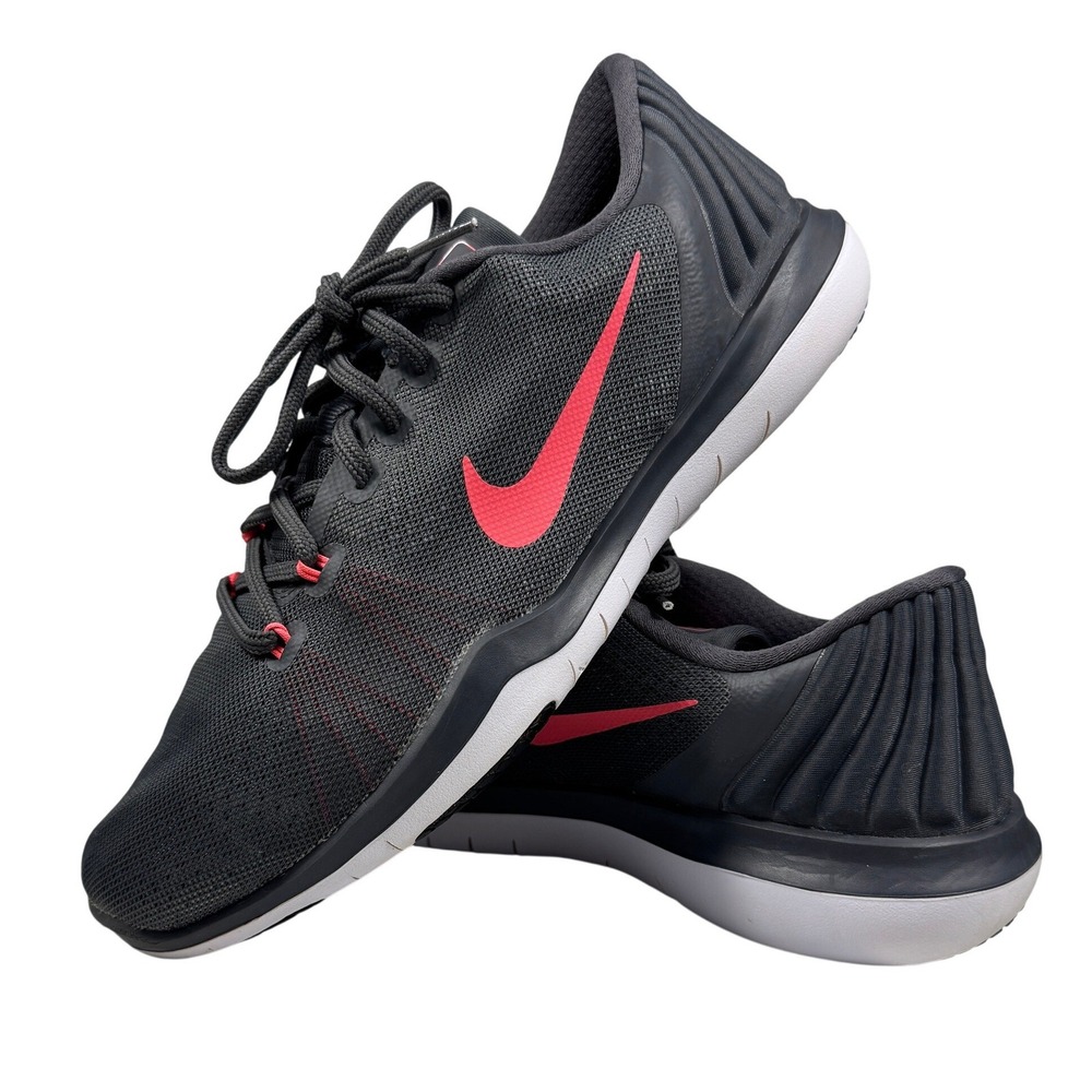 Nike Flex Supreme TR5 Training Women 9.5W Dark Grey Coral Athletic Shoes